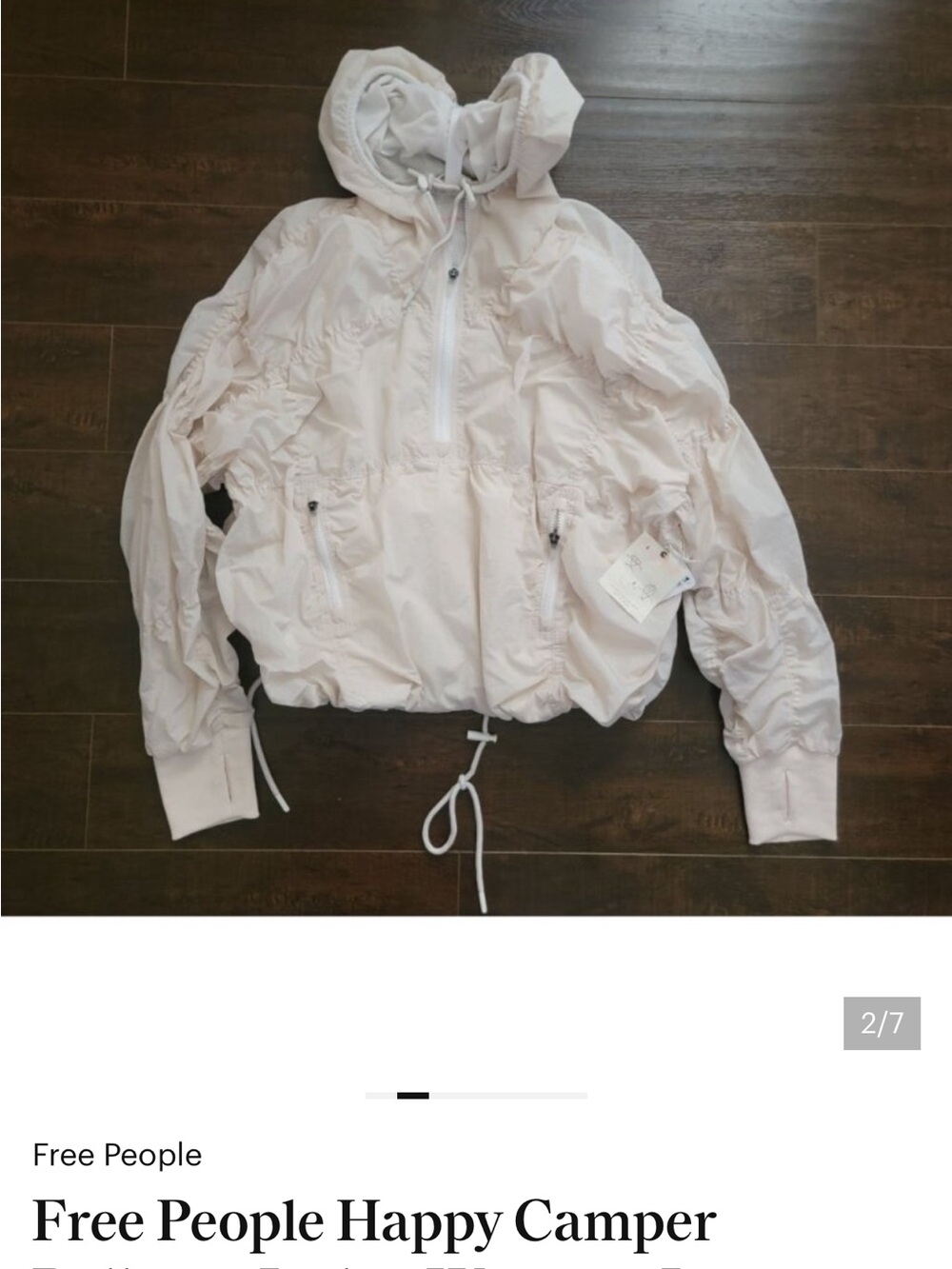 We The Free Free People Happy Camper Oversized Hooded Puffer Jacket - Picture 14 of 16